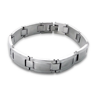 Chain Link Stainless Steel Bracelet for Men