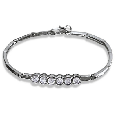 Beaded Stainless Steel Bracelet for Women