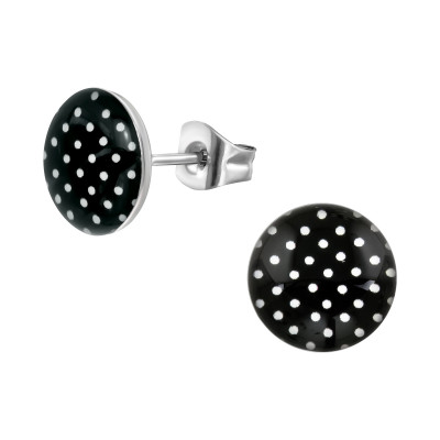 Surgical Steel Round Ear Studs