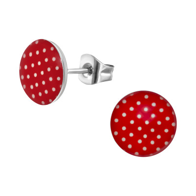 Surgical Steel Round Ear Studs