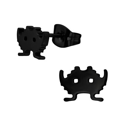 Stainless Steel Gamer Emojis Ear Studs