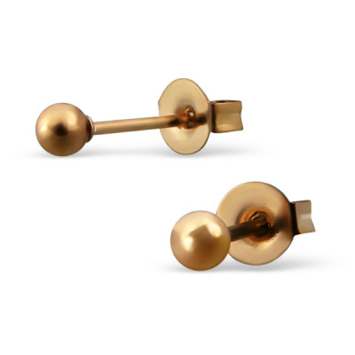 Ball Stainless Steel Ear Studs