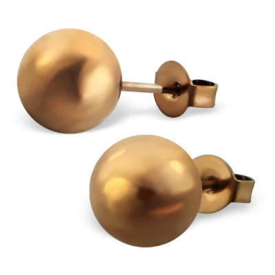 Ball Stainless Steel Ear Studs