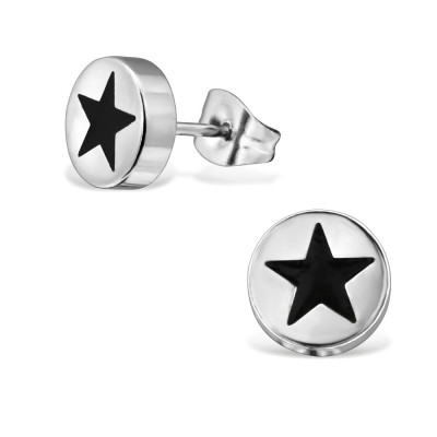 Star Stainless Steel Ear Studs