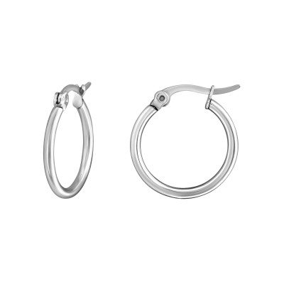 High Polish Surgical Steel 20mm Hoops