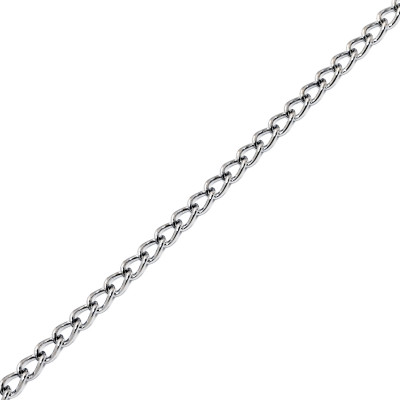 High Polish Surgical Steel Link Necklace