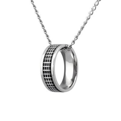 Ring Stainless Steel Necklace