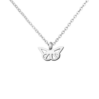 Butterfly Stainless Steel Necklace