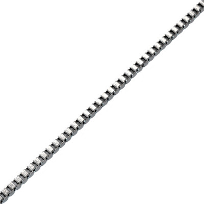 High Polish Surgical Steel Box Chain Necklaces