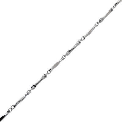 High Polish Surgical Steel Link Necklace