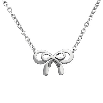 Bow Stainless Steel Necklace