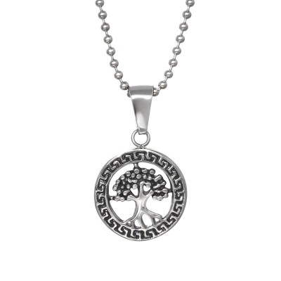 Tree Of Life Stainless Steel Necklace