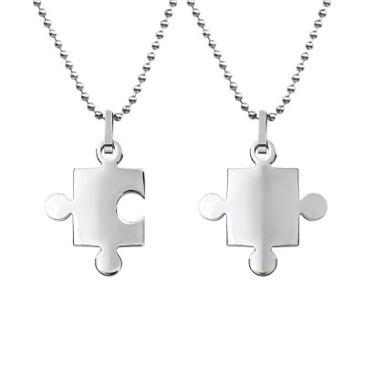 Puzzle Stainless Steel Necklace