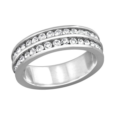 High Polish Surgical Steel Band Ring