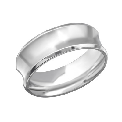 High Polish Surgical Steel Band Ring