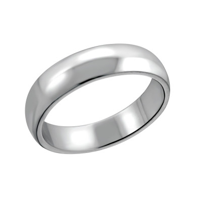 High Polish Surgical Steel Band Ring