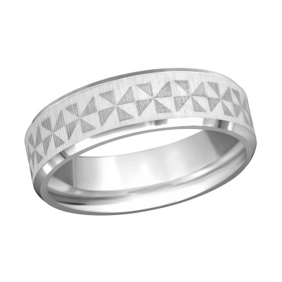 High Polish Surgical Steel Band Ring