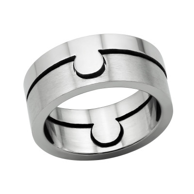 High Polish Surgical Steel Band Ring