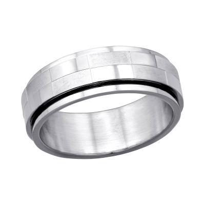 High Polish Surgical Steel Band Ring