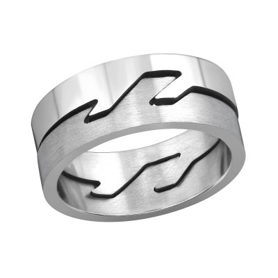 High Polish Surgical Steel Band Ring