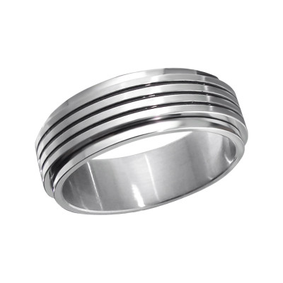 High Polish Surgical Steel Band Ring