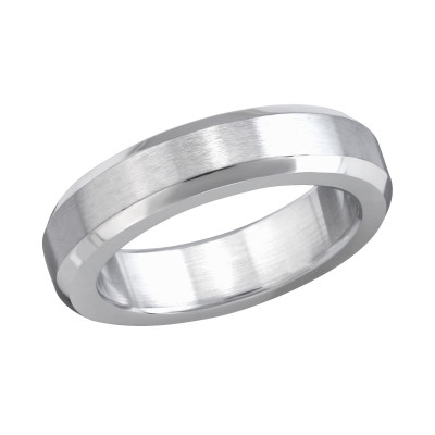 High Polish Surgical Steel Band Ring