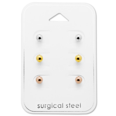 Surgical Steel 4mm Ball Set