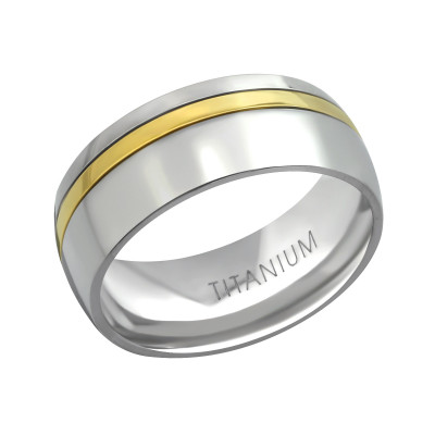 Titanium Line Ring