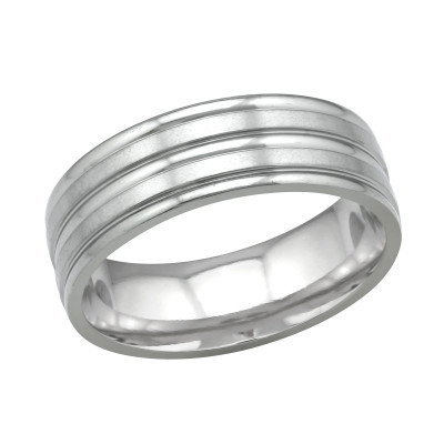 Titanium Line Ring