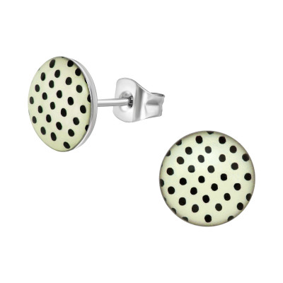 Surgical Steel Round Ear Studs
