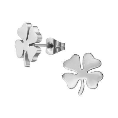 Clover Stainless Steel Steel Ear Studs