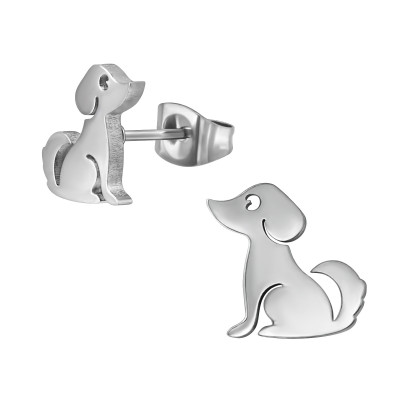 Dog Stainless Steel Ear Studs