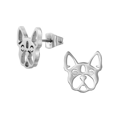 Dog Stainless Steel Ear Studs