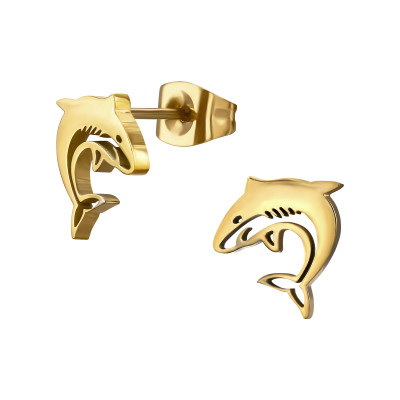 Shark Stainless Steel Ear Studs