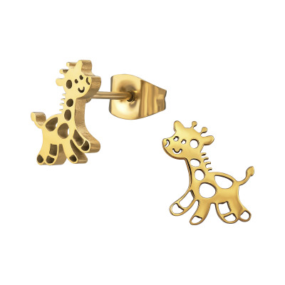 Giraffe Stainless Steel Ear Studs