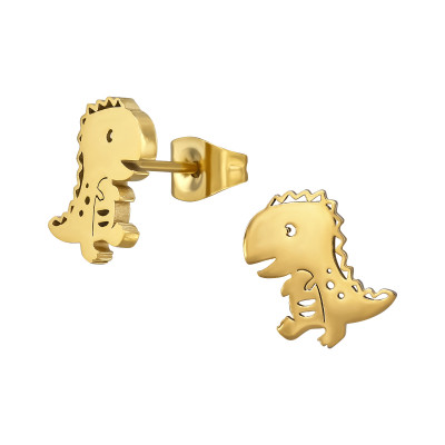 Dinosaur Stainless Steel Ear Studs