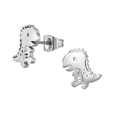 Dinosaur Stainless Steel Ear Studs