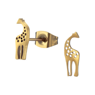 Giraffe Stainless Steel Ear Studs