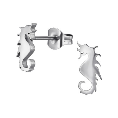 Seahorse Stainless Steel Ear Studs