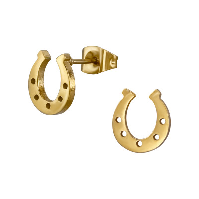 Horseshoe Stainless Steel Ear Studs