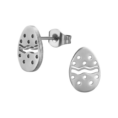 Easter Egg Stainless Steel Ear Studs