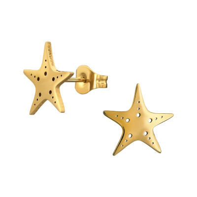 Starfish Stainless Steel Ear Studs