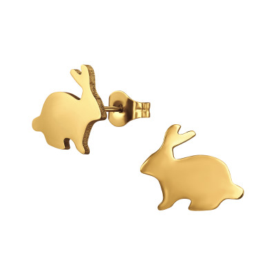 Rabbit Stainless Steel Ear Studs