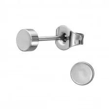 4mm Round Stainless Steel Ear Studs