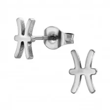 Pisces Stainless Steel Ear Studs