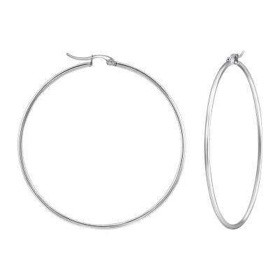 High Polish Surgical Stainless Steel 70mm Hoops