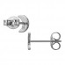 Art Deco Crescent Titanium Ear Studs