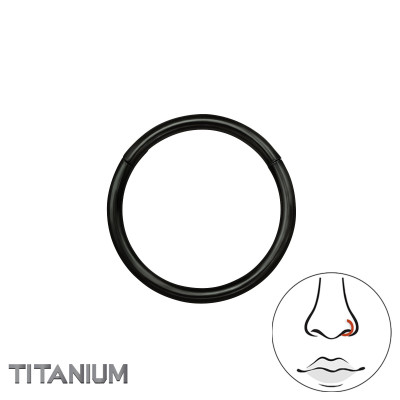 Hoop 10mm Titanium Nose Jewelry