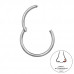 Hoop 10mm Titanium Nose Jewelry