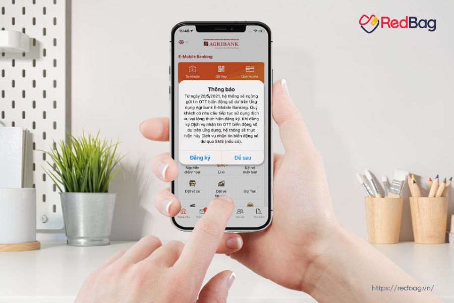 cách hủy sms banking agribank